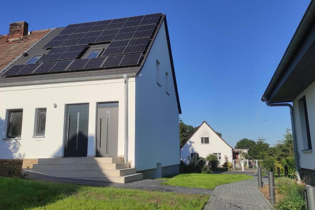 Storchennest - Ferienwohnung Am Storchenradweg Ketzür Exteriör bild