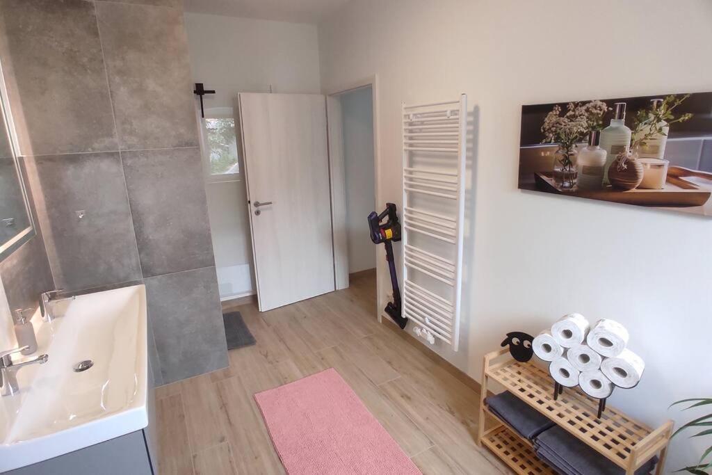 Storchennest - Ferienwohnung Am Storchenradweg Ketzür Exteriör bild