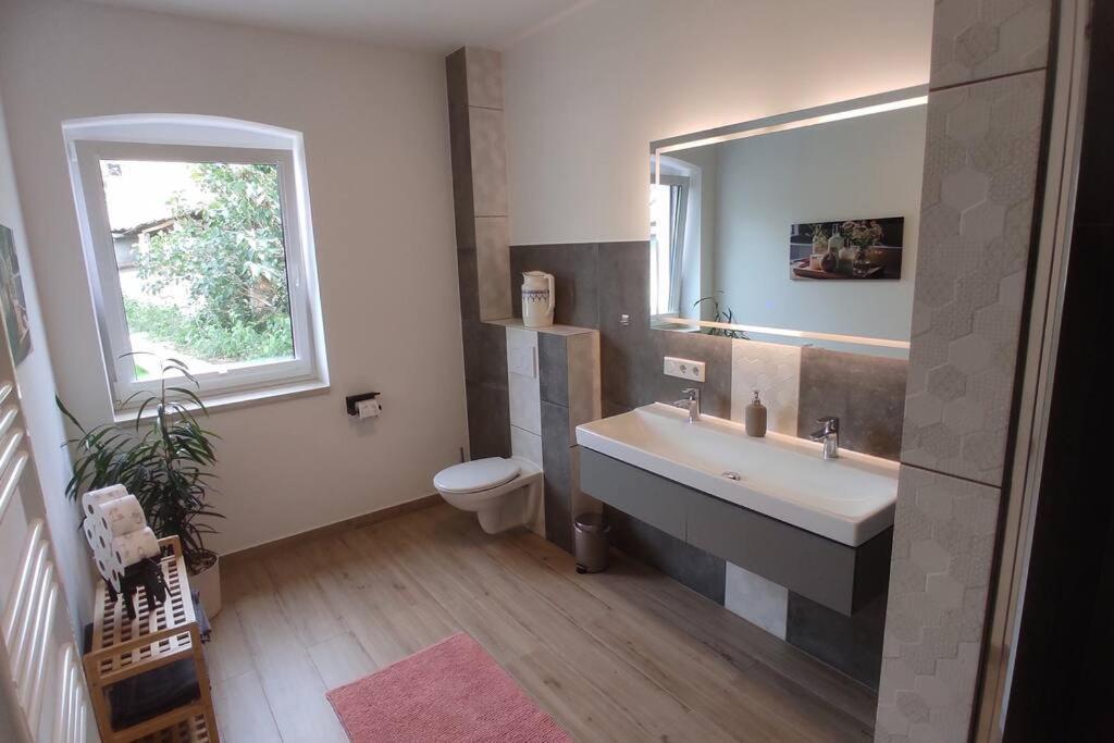 Storchennest - Ferienwohnung Am Storchenradweg Ketzür Exteriör bild